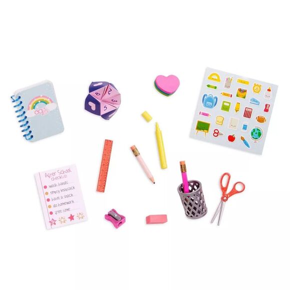 Our Generation Brilliant Bureau Home Desk Accessory Set For 18" Dolls - Picture 6 of 7